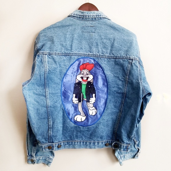 bugs bunny denim shirt
